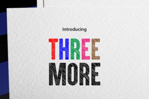 THREEMORE Font Download