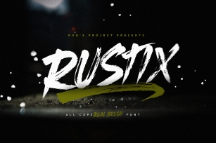 Rustix Brush font Font Download