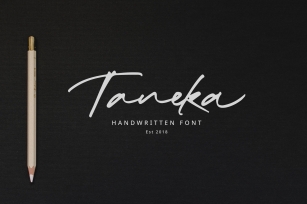 Taneka Handwritten Font Download