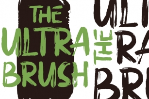 The Ultra Brush Font Download