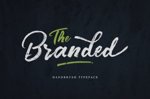 Branded Handbrush Typeface Font Download
