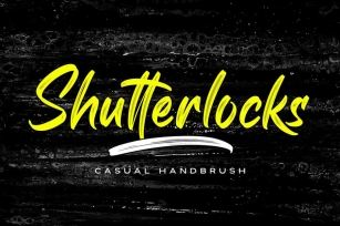 Shutterlocks - Casual Handbrush Font Download