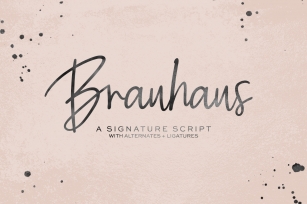 Brauhaus Signature Script Font Download