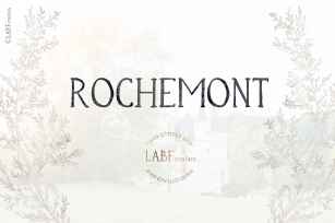 Rochemont. Classic and rustic Hand lettered serif font Font Download