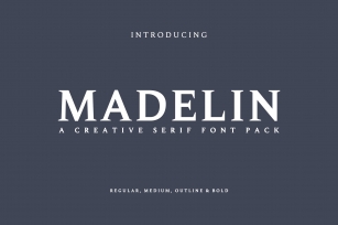 Madelin Serif Font Family Pack Font Download