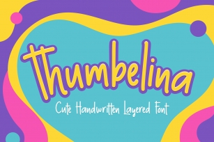 Thumbelina - Cute Layered Font Font Download