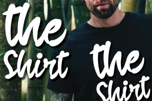 the shirt Font Download