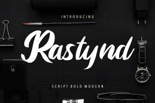 Rastynd Script Bold Modern Font Download