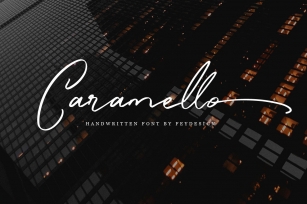 Caramello - Handwritting Script Font Font Download