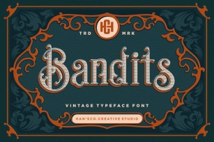 Bandits Vintage Font Font Download