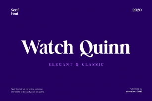 Watch Quinn Serif Font Download