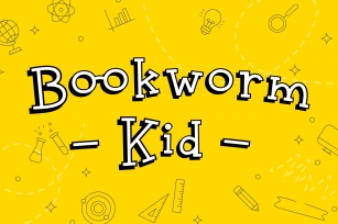 Bookworm Kid Display Font Download