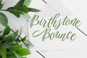 Birthstone Bounce 2 Font Package Font Download