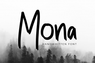 Mona Modern Handwritten Font Font Download