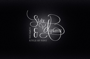 Dynamic And Static Font Font Download