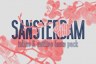 Sansterdam Inline & Outline Font Download