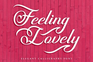 Feeling lovely Font Download