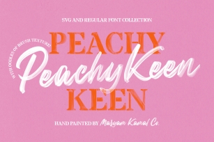 Peachy Keen Font Collection Font Download