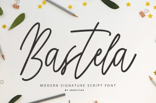 Bastela Signature Font Font Download
