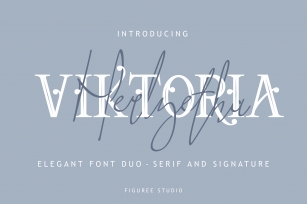 Viktoria  Elegant Font Duo Font Download
