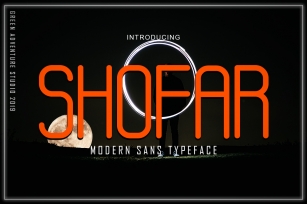 SHOFAR - MODERN SANS TYPEFACE Font Download