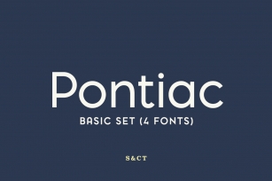 Pontiac Family (Basic set) Font Download