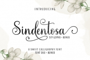 Sindentosa Font Duo & Bonus Font Download