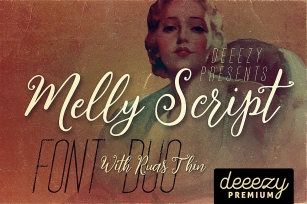 Melly Script Font Duo Font Download