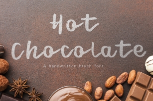 Hot Chocolate -Handwritten Brush font Font Download