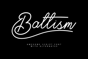 Baltism Typeface Font Download