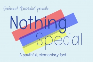 Nothing Special Font Download