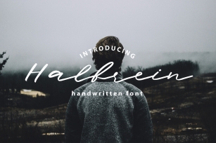 Halbrein || Multilingual Handwritten Script Font Font Download