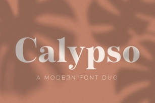 Calypso  A Modern Font Duo Font Download