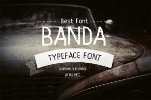 Banda Typeface Font Font Download