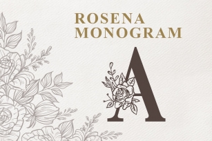Rosena Monogram Font Download