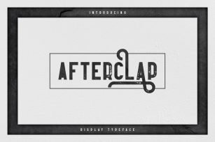 Afterclap typeface - 3 styles Font Download