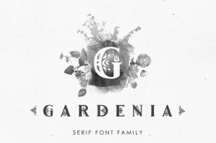 Gardenia - Serif Font Family Font Download