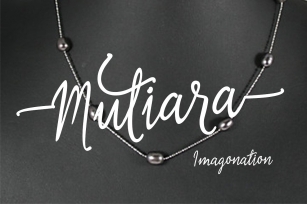 mutiara script Font Download
