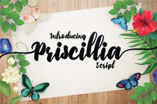 Priscillia Script Font Download