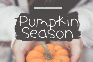 Pumpkin Season - A Cute Handwritten Font Font Download
