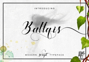 Ballqis Script_OFF 40 Font Download