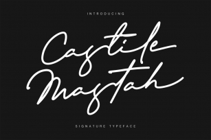Castile Mastah Signature Font Download