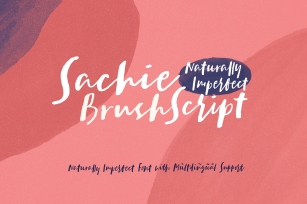 Sachie - Brush Script Font Font Download