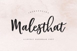 Malesthat Script Font Download