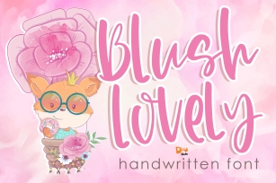 Blush Lovely - Handwritten Font Font Download