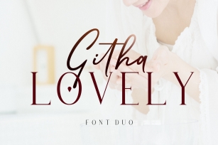 Githa Lovely Font Duo Font Download