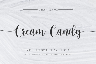 Cream Candy - Modern Script Font Download