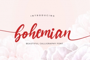 Bohemian - Script logo font Font Download