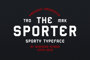 Sporter - Sporty Display Typeface Font Download