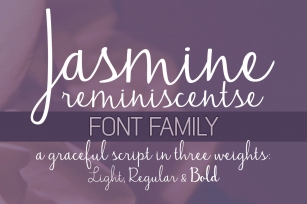 Jasmine Reminiscentse Font Family Font Download
